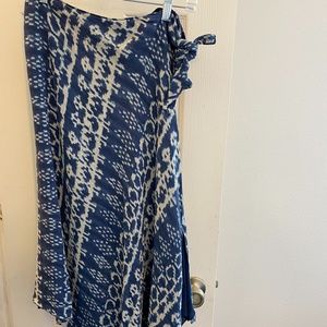 ikat asymmetrical vintage Ralph Lauren skirt